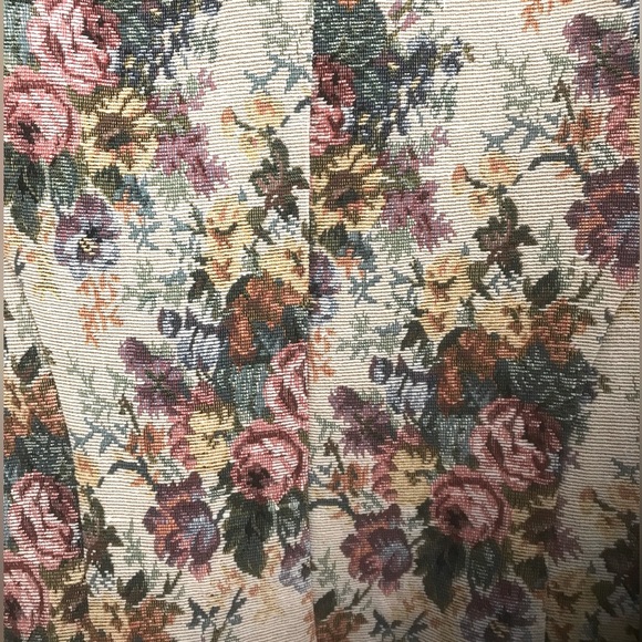 Karen Kane Floral Tapestry One Button Blazer with Ruched Sleeves - Picture 6 of 12